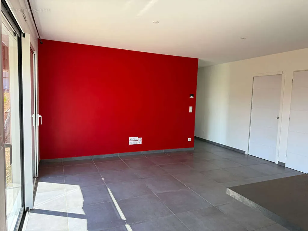 Living Room - Contemporary Flat with Balcony in Ligugé