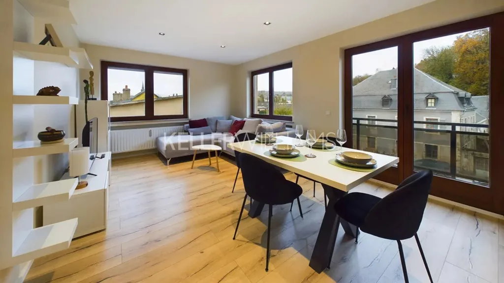 Salle à manger - Appartement meublé avec 2 balcons à Rollingen - Mersch