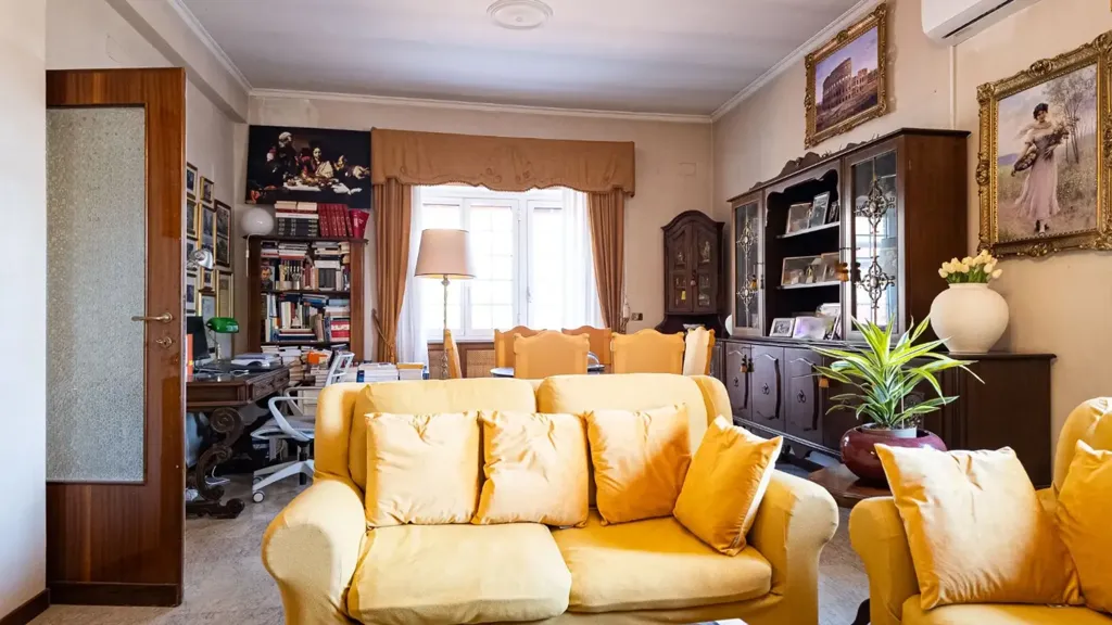 Soggiorno - Exclusive Penthouse with Panoramic Terrace in Rome