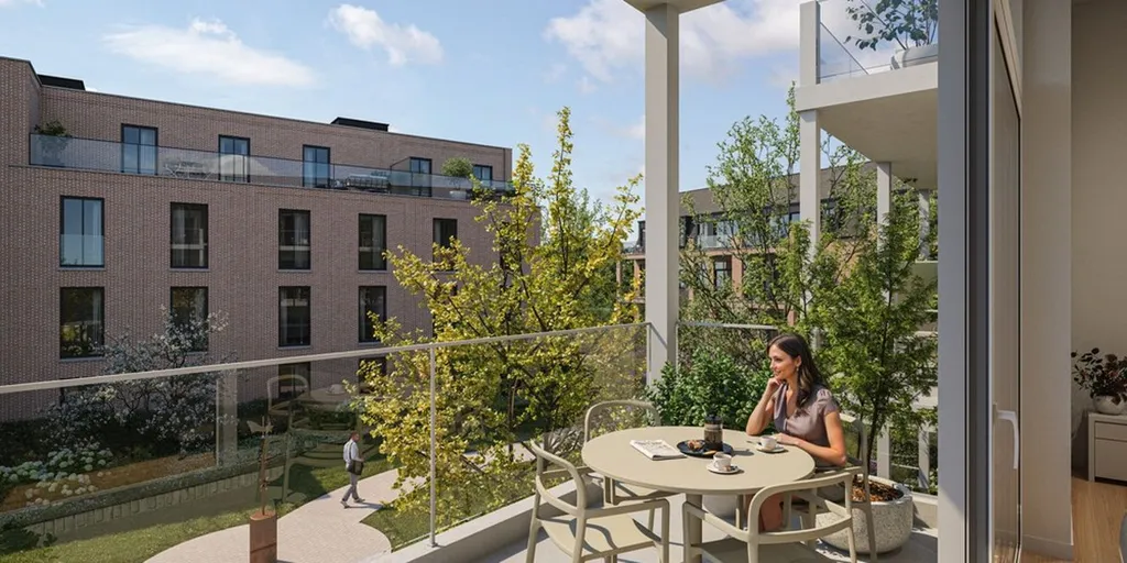 Balcon - Appartement Neuf avec 3 Chambres à Berlaar
