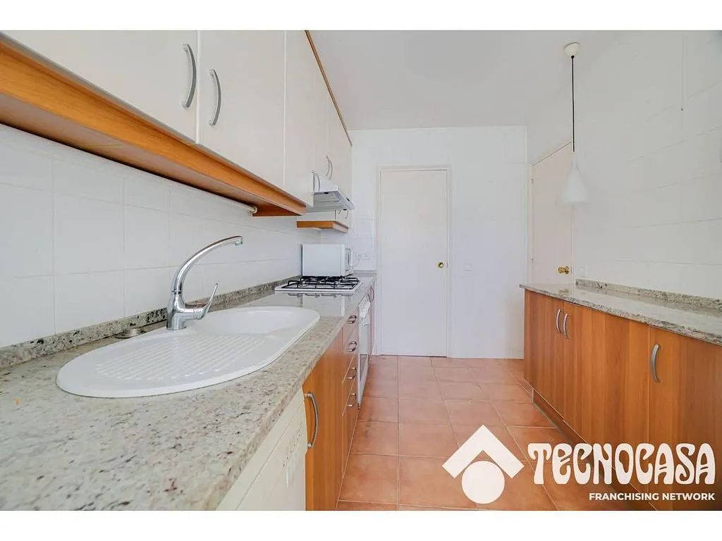 Köök - Apartment with Terrace in Vilassar de Mar