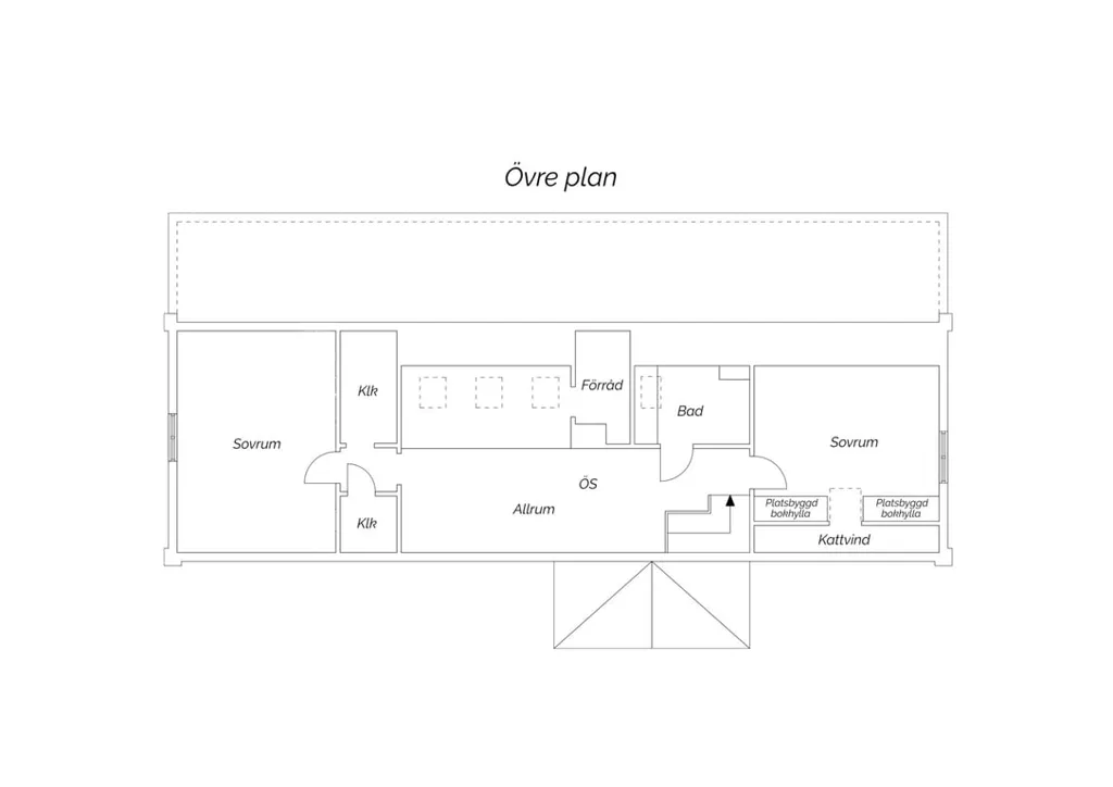 Plan - Historic Captain's House with Stall in Kungsbacka