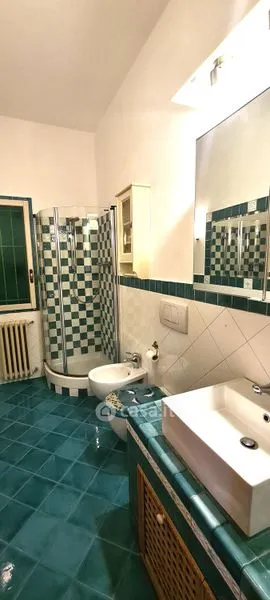 Salles de bain - Rustic Penthouse with South Terrace in Camogli