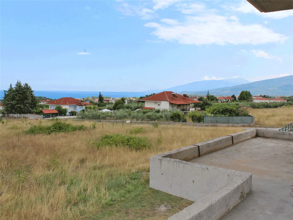 Terrass - Under Construction Detached House with Sea View on Olympic Coast