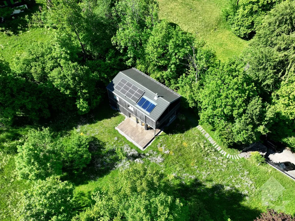 Vue aérienne - Villa with Mountain View in Chamoson