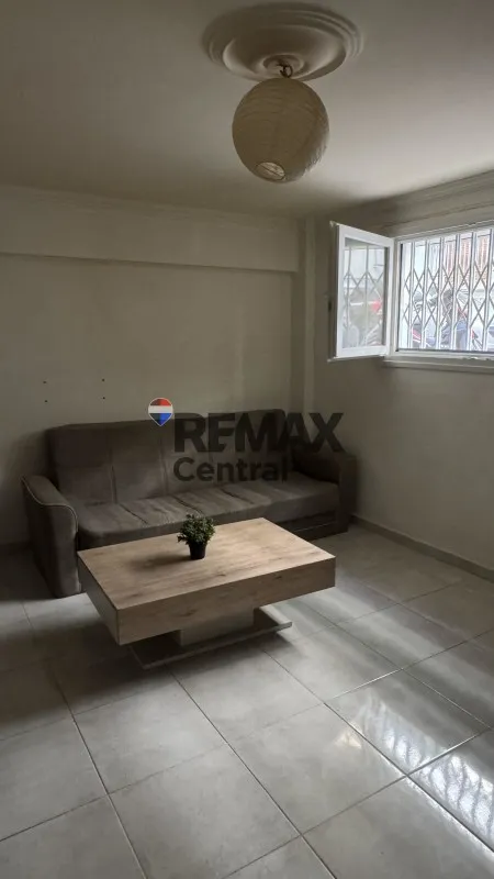 Living Room - Semi-Basement Apartment with Garden in Athens Centre