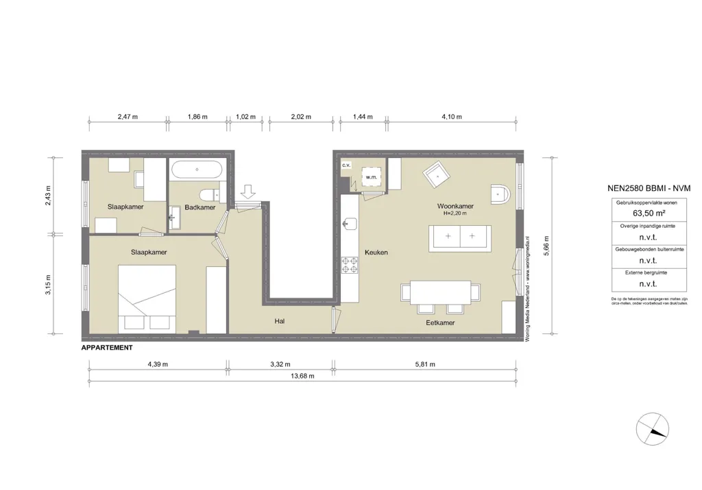 Plan - Monumental Apartment with Lift in Amsterdam