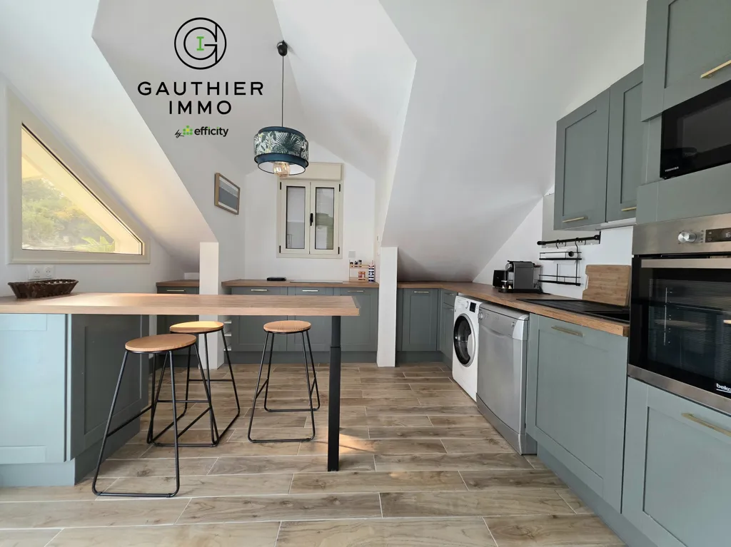 Kitchen - 1930s Apartment with Terrace in Arcachon Centre
