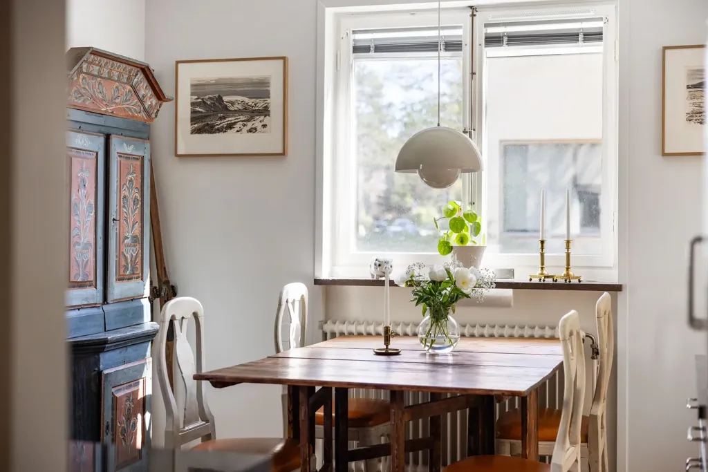 Söögituba - Bright Apartment with Balcony in Hammarbyhöjd