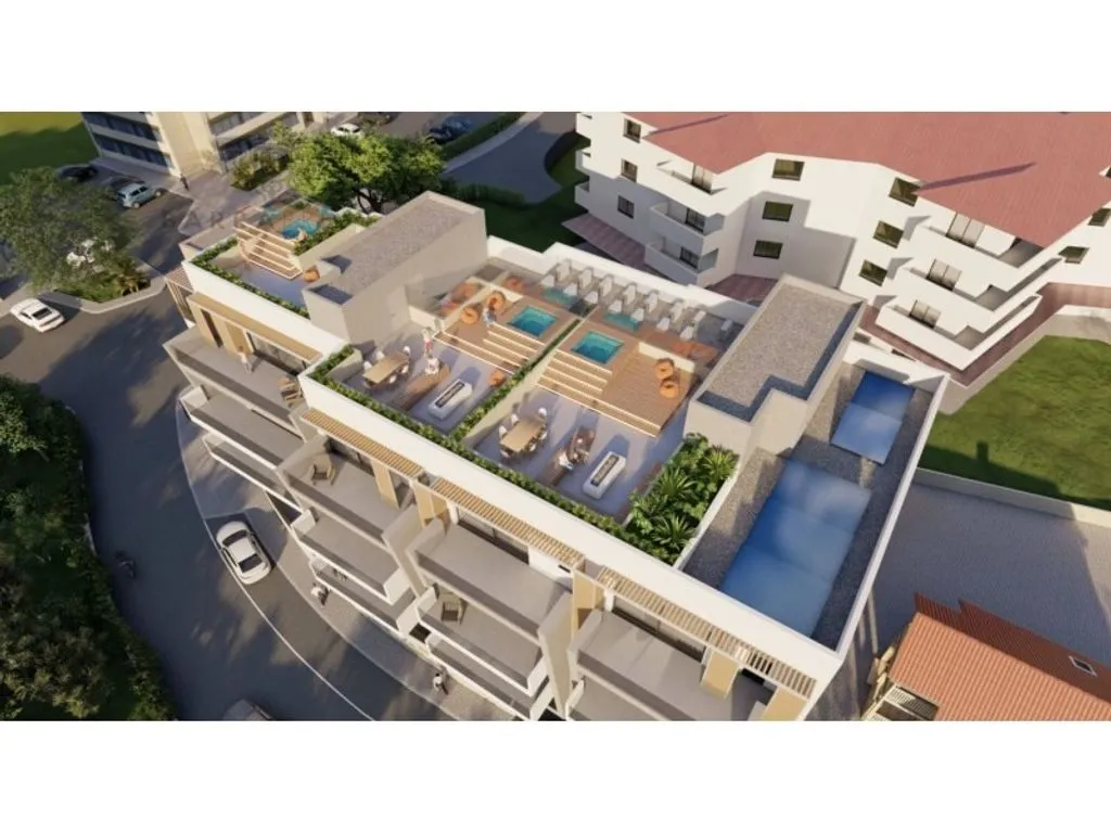 Vue aérienne - Contemporary Flat with Balconies in Quarteira