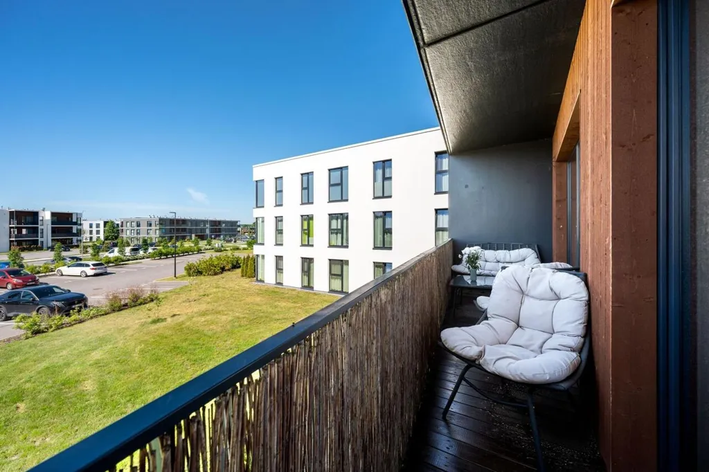 Balcon - Modern Flat with Balcony in Tiskre, Harju County