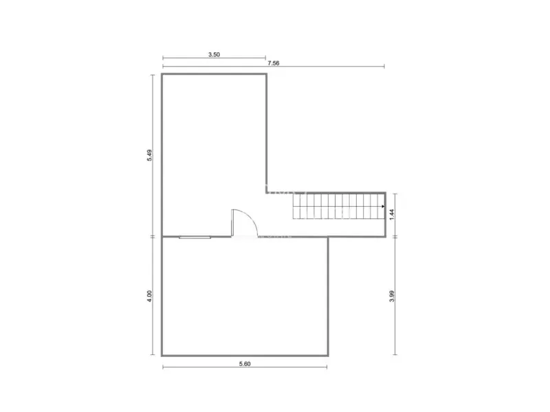 Plan - Reformed Duplex with Terrace in Gràcia, Sabadell