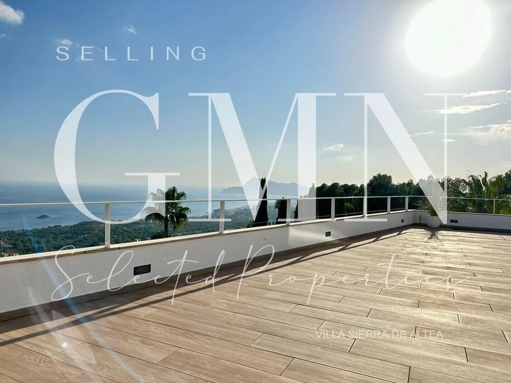 Terrace - Luxury Villa with Sea View in Altea