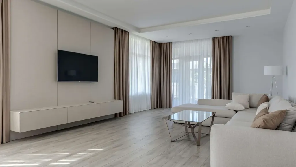 Séjour - Modern Villa with South-Facing Terrace in Brugine