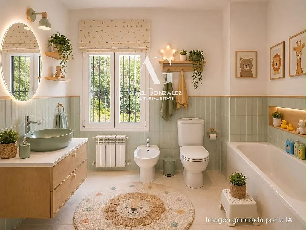 Salles de bain - Independent House with Extensive Garden in Pechón