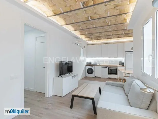 Séjour - Appartement 2 chambres à Barcelona