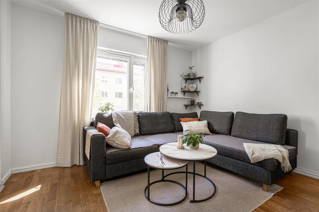 Séjour - 1.5-Bedroom Flat with Balcony in Uppsala