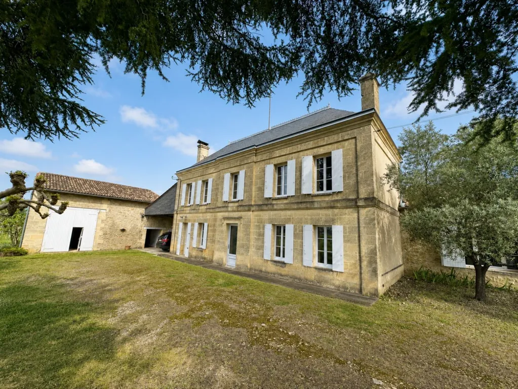 Esterno - 1910 Stone House with Vineyard View in Puisseguin