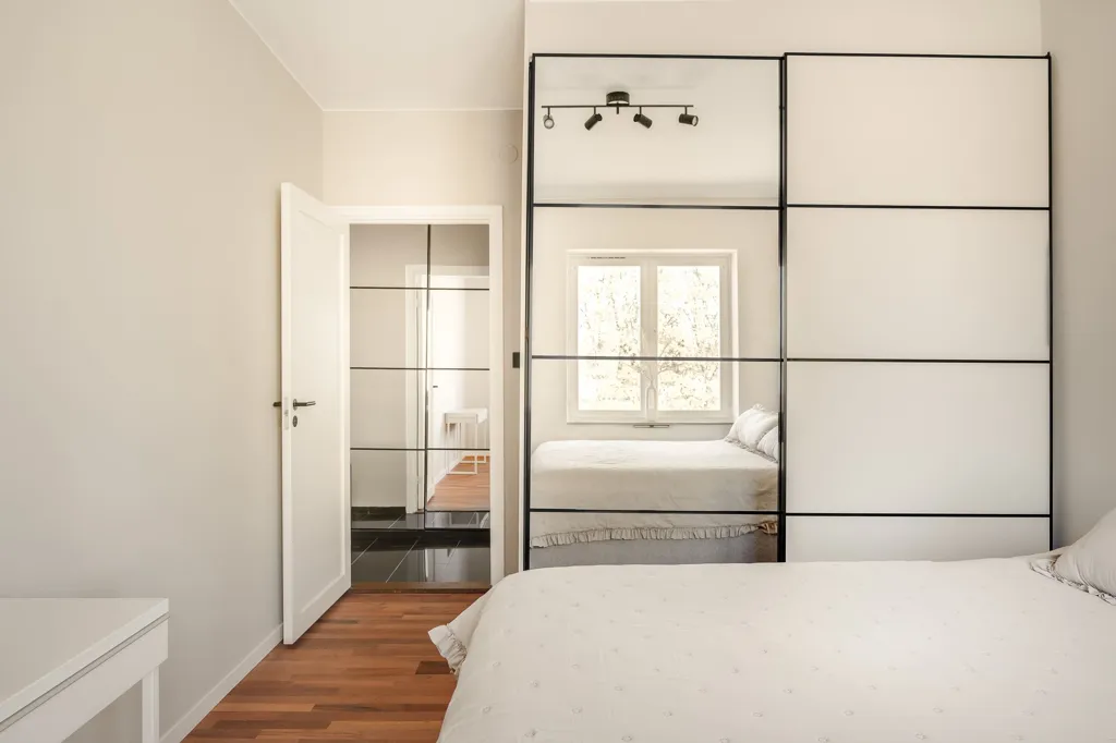 Bedrooms - Corner Apartment with Park View in Norrköping