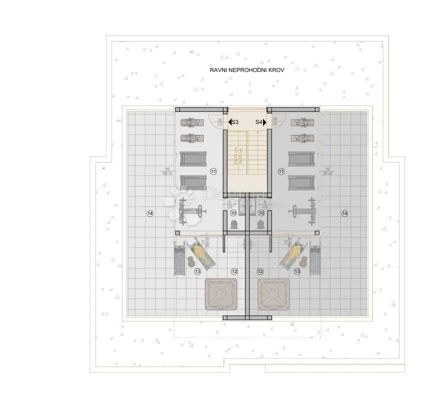 Planimetria - Apartment with Rooftop Terrace in Rovinj
