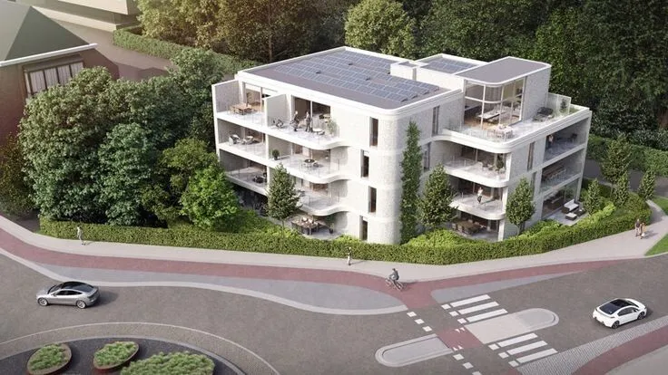 New Build Flat with Terrace