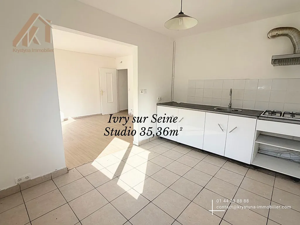 Cuisine - Studio lumineux avec parking à Vitry-sur-Seine