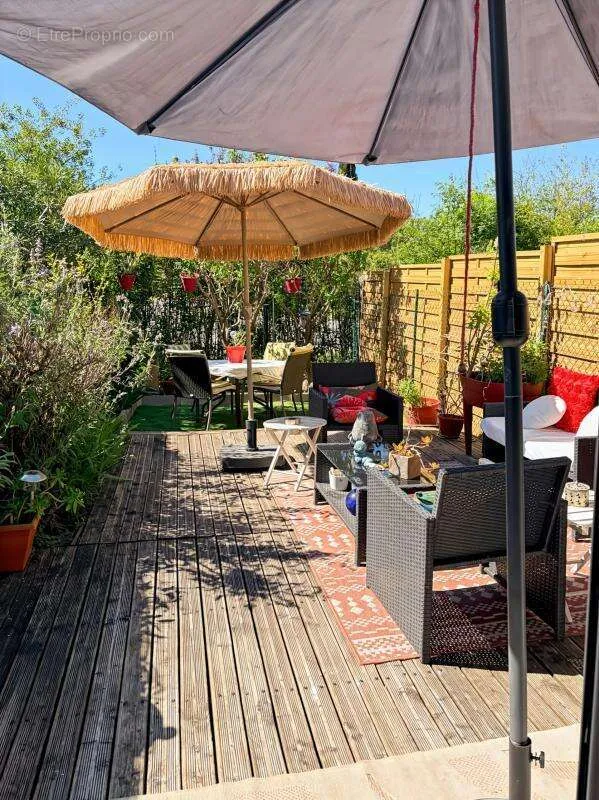Terrasse - Maison Mitoyenne avec Jardin à Montpellier