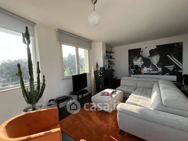 Living Room - Penthouse with Sea View in Riccione