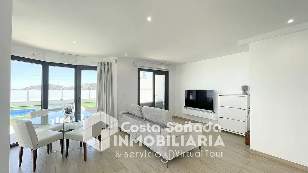 Soggiorno - Terraced Chalet with Pool in Finestrat