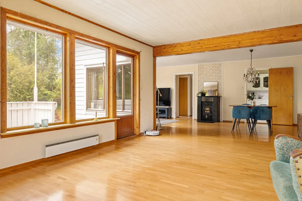 Séjour - Detached House with Garden in Radøy