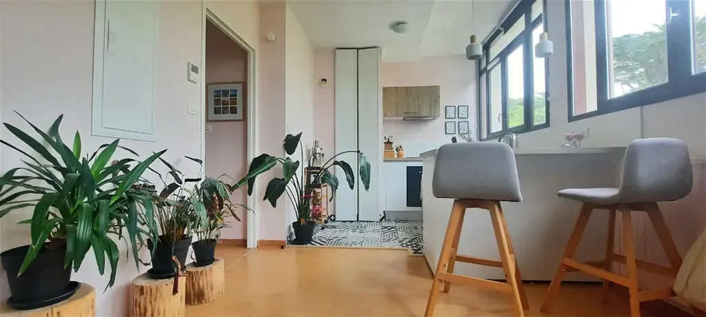 Kitchen - Renovated 2-Bed Flat with Garden View in La Baule