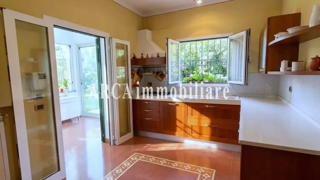 Kitchen - Rustic Villa with Garden in Pietrasanta