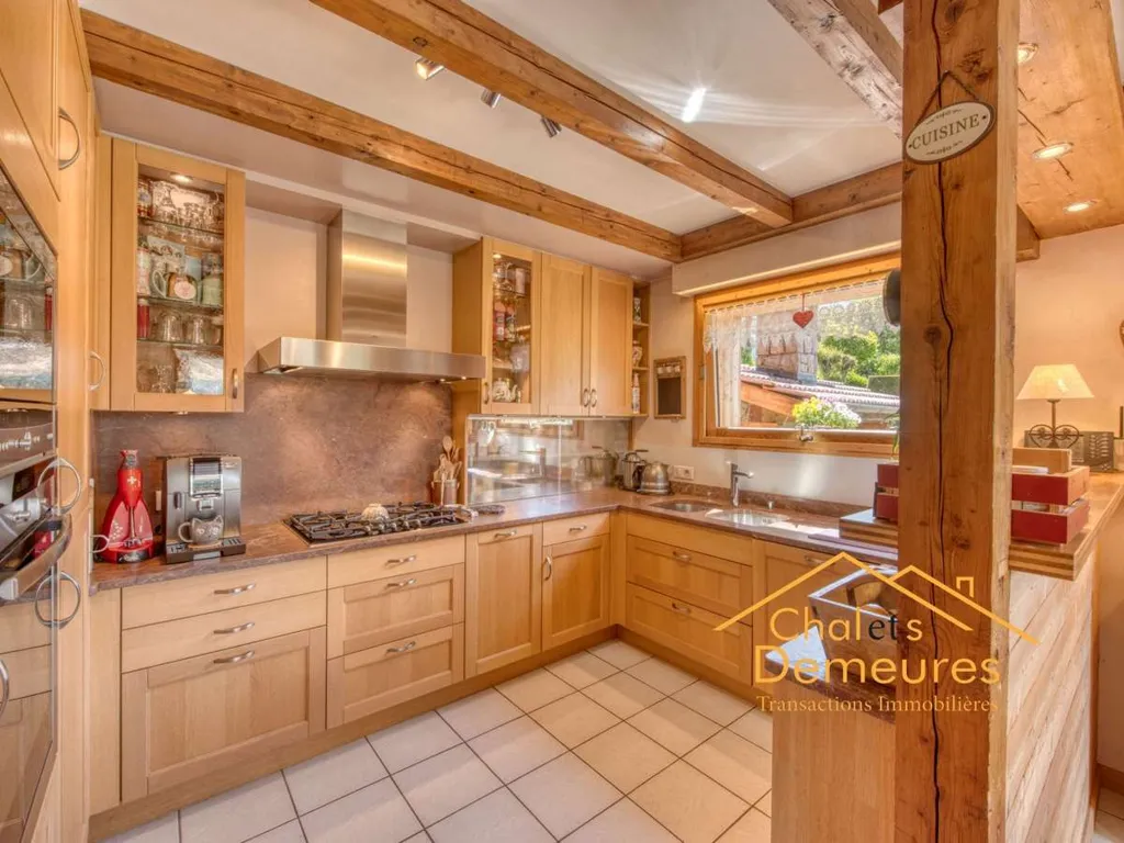 Cuisine - Chalet avec Vue Panoramique sur Manigod