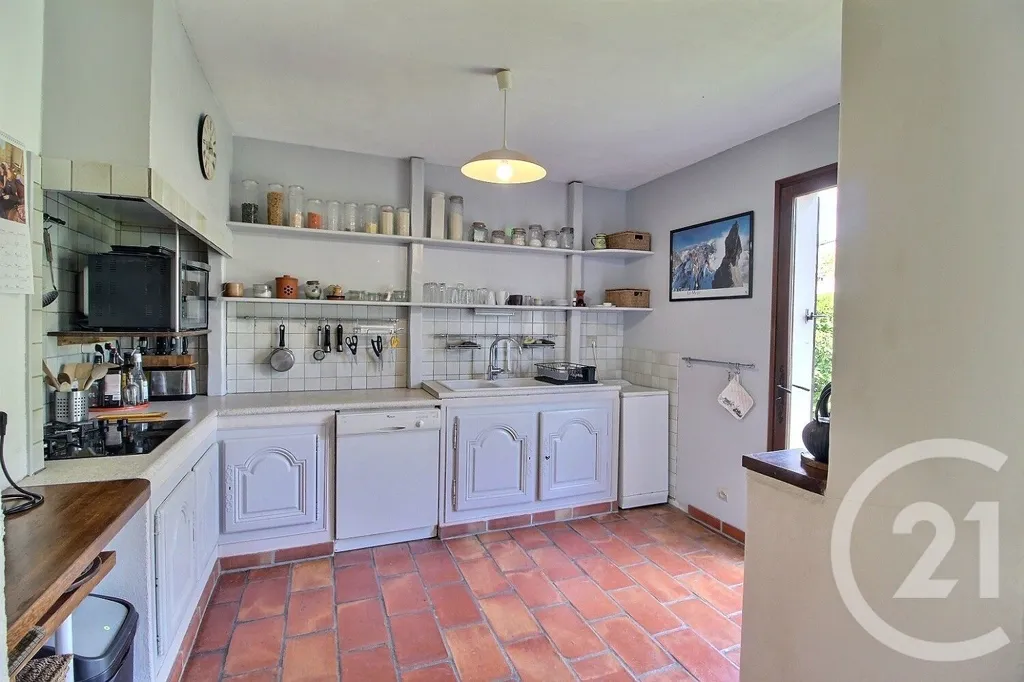 Köök - Charming Villa with Pool in Biot