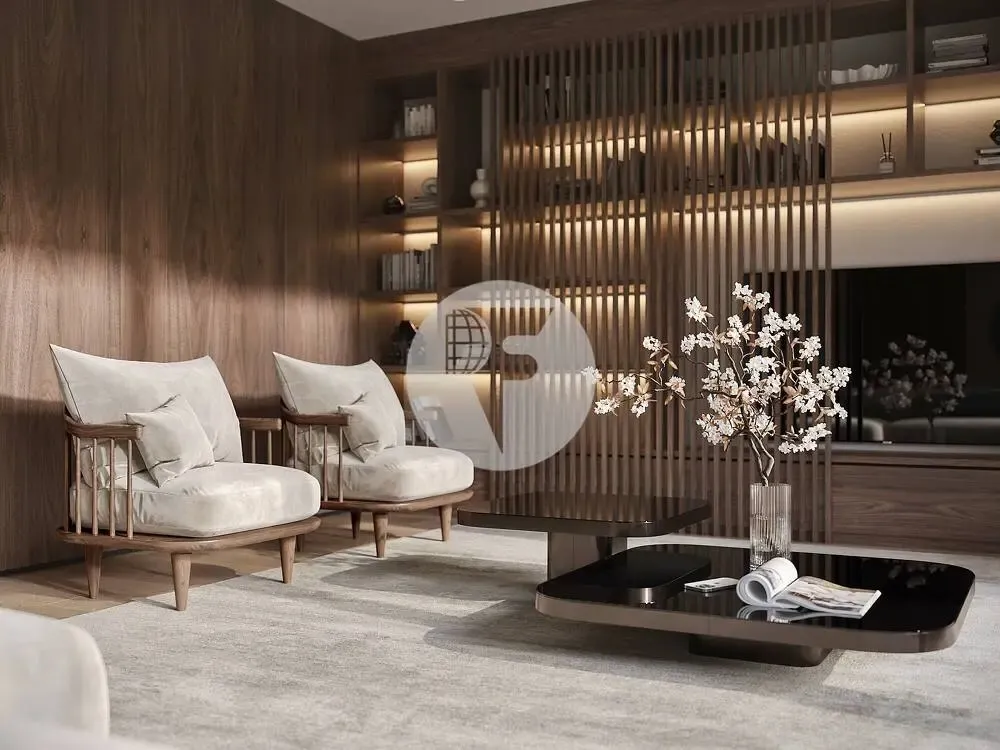 Living Room - Spacious Flat with Terrace in Exclusive Barcelona