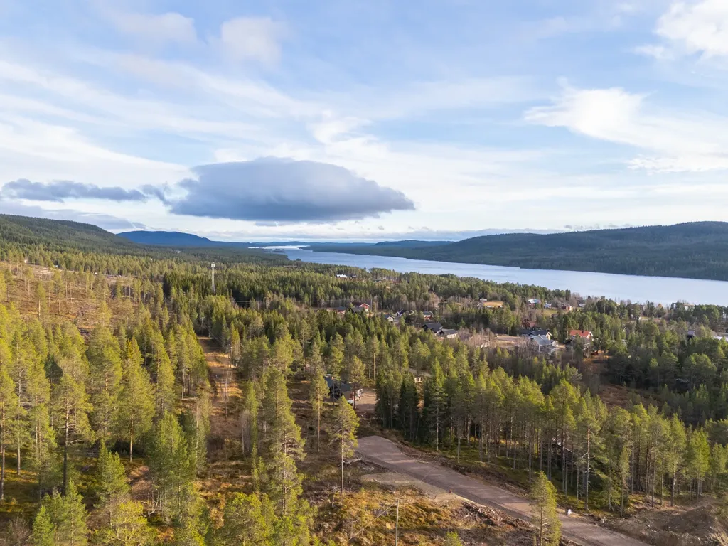 Vue aérienne - Plot with Ski Access in Härjedalen