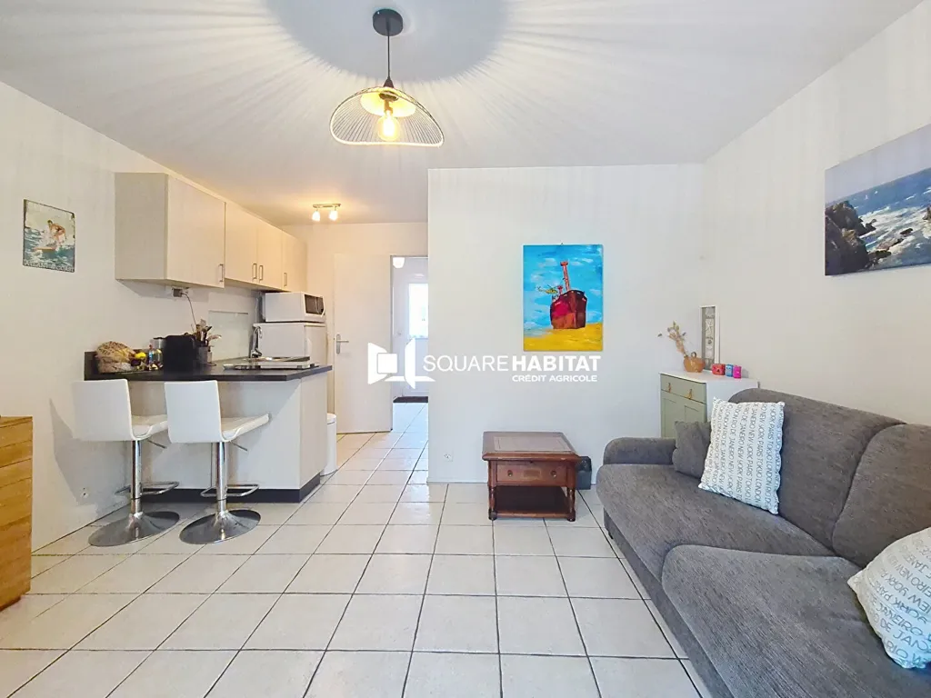 Séjour - Maison 3 Pièces avec Terrasse à Erdeven