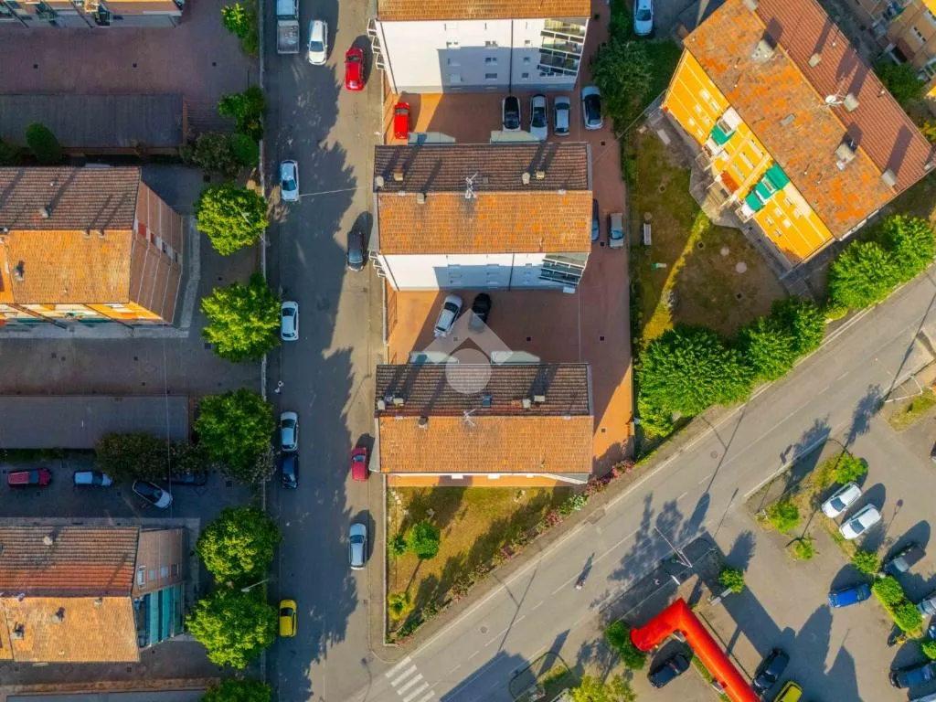 Vue aérienne - Modernised 3-Room Apartment in Sacca, Modena