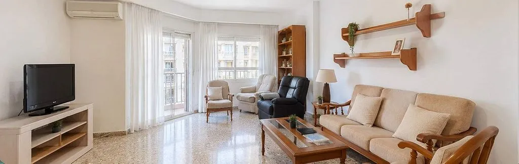 Séjour - Apartment with Balcón in Gandía