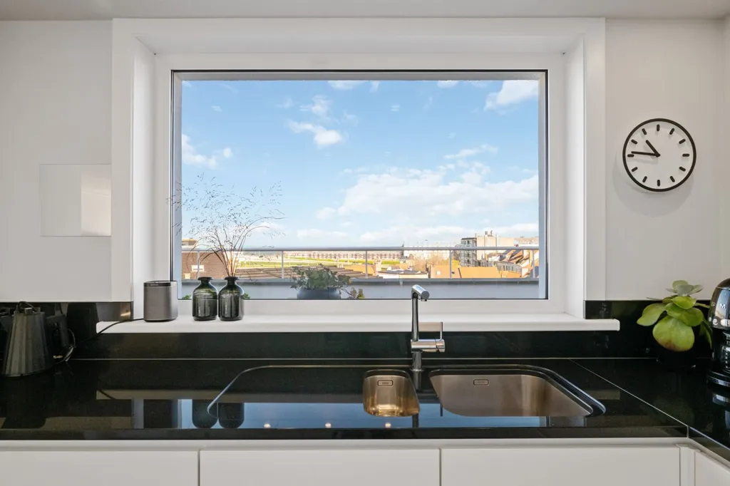 Cucina - Penthouse with Sea View in Ostend