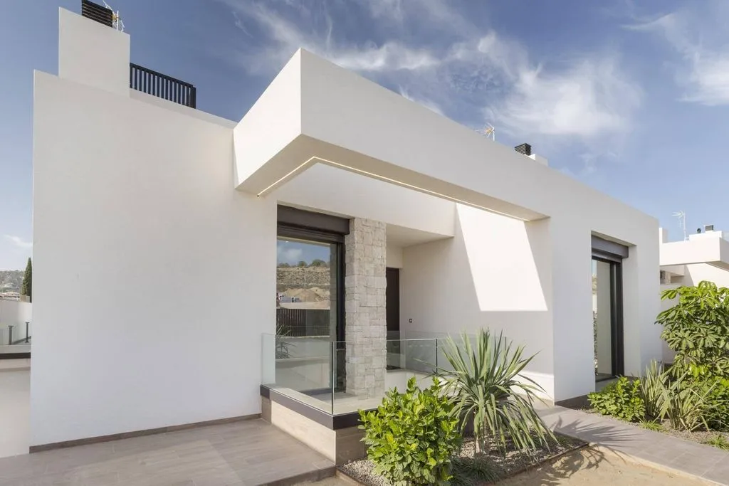 Exterior - New Build Villa with Pool in Algorfa