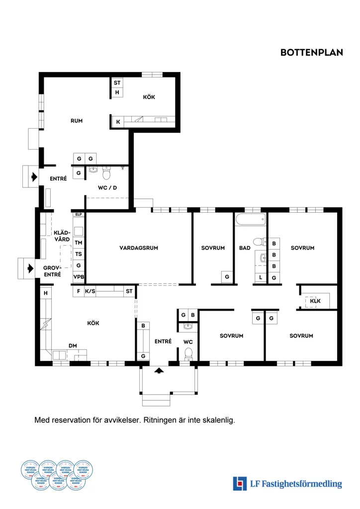 Planimetria - Semi-detached Villa with Garden in Herrljunga