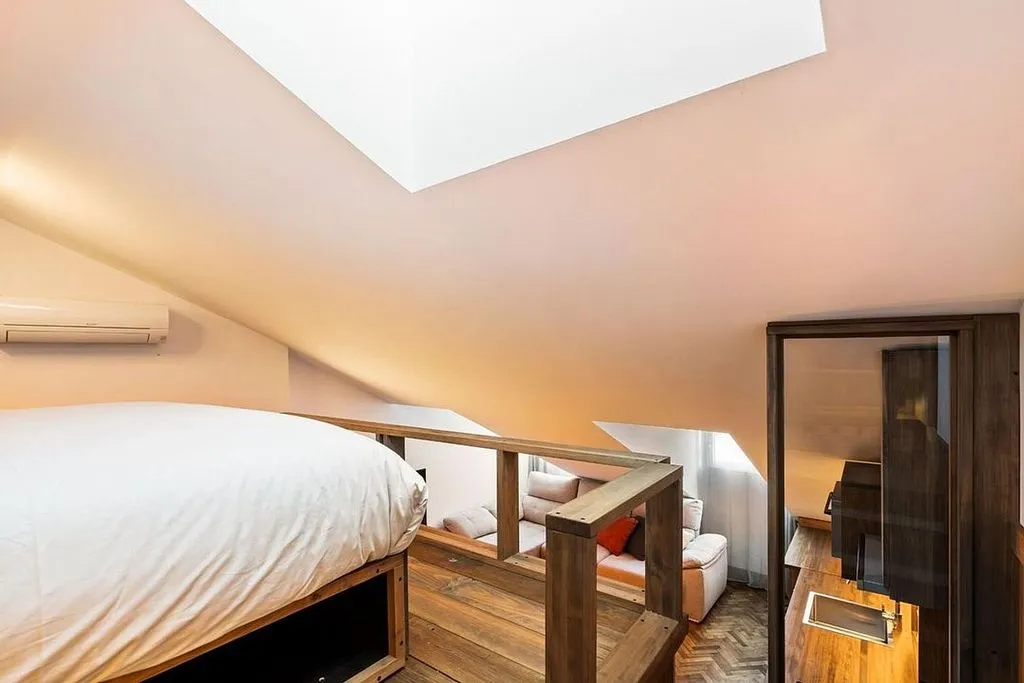 Camere da letto - Studio with Balcony in Chueca, Madrid