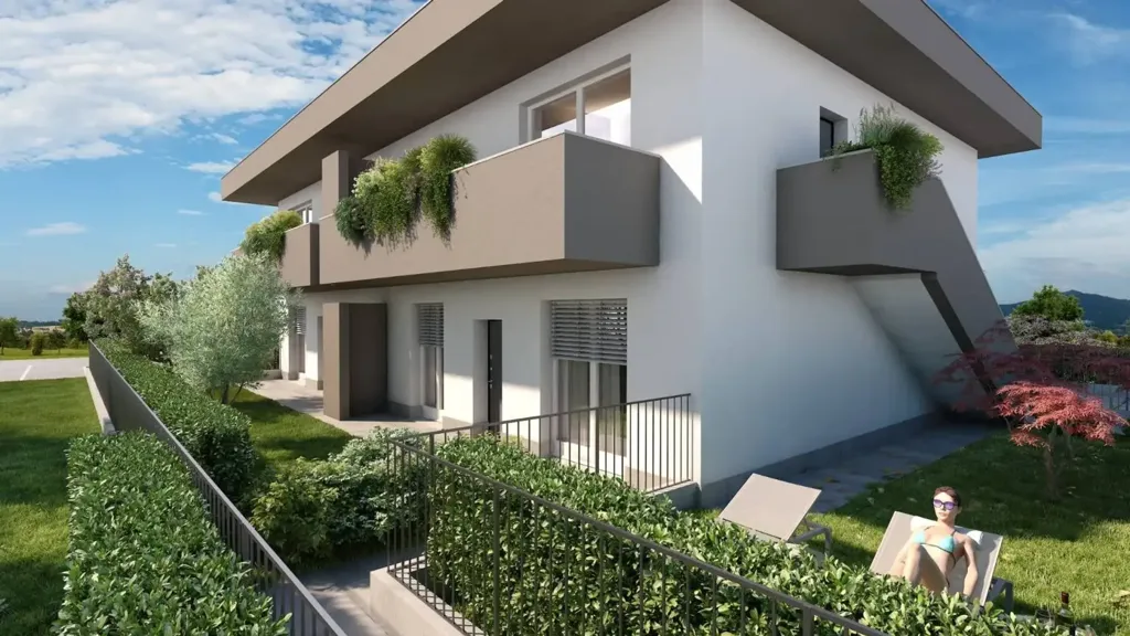 New Two-Bedroom Apartment in Urgnano