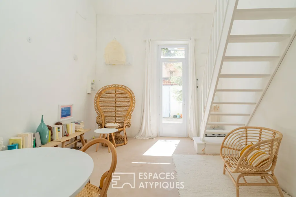 Séjour - Studio Duplex avec Terrasse à L'Estaque