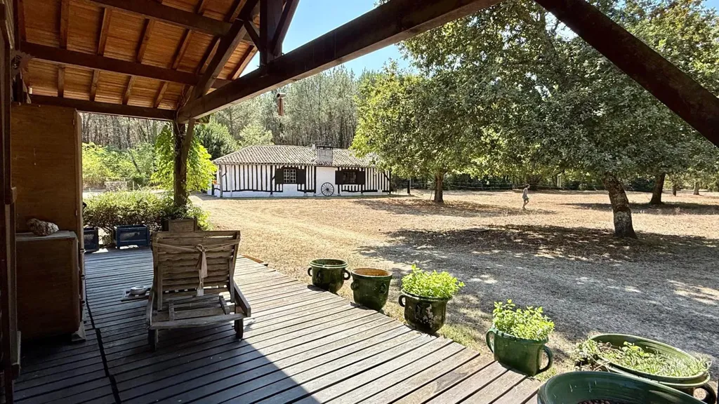 Terrazza - Landaise House with Gîte in Calen