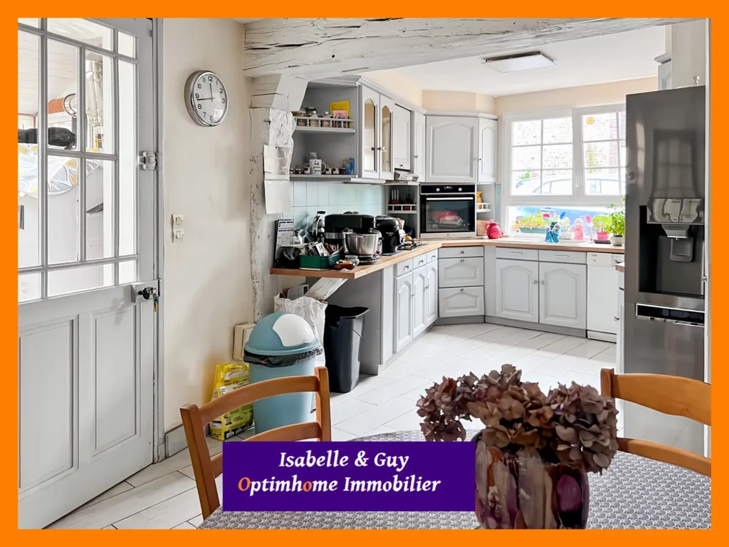 Kitchen - Two-Home Estate with Large Garden in Eure