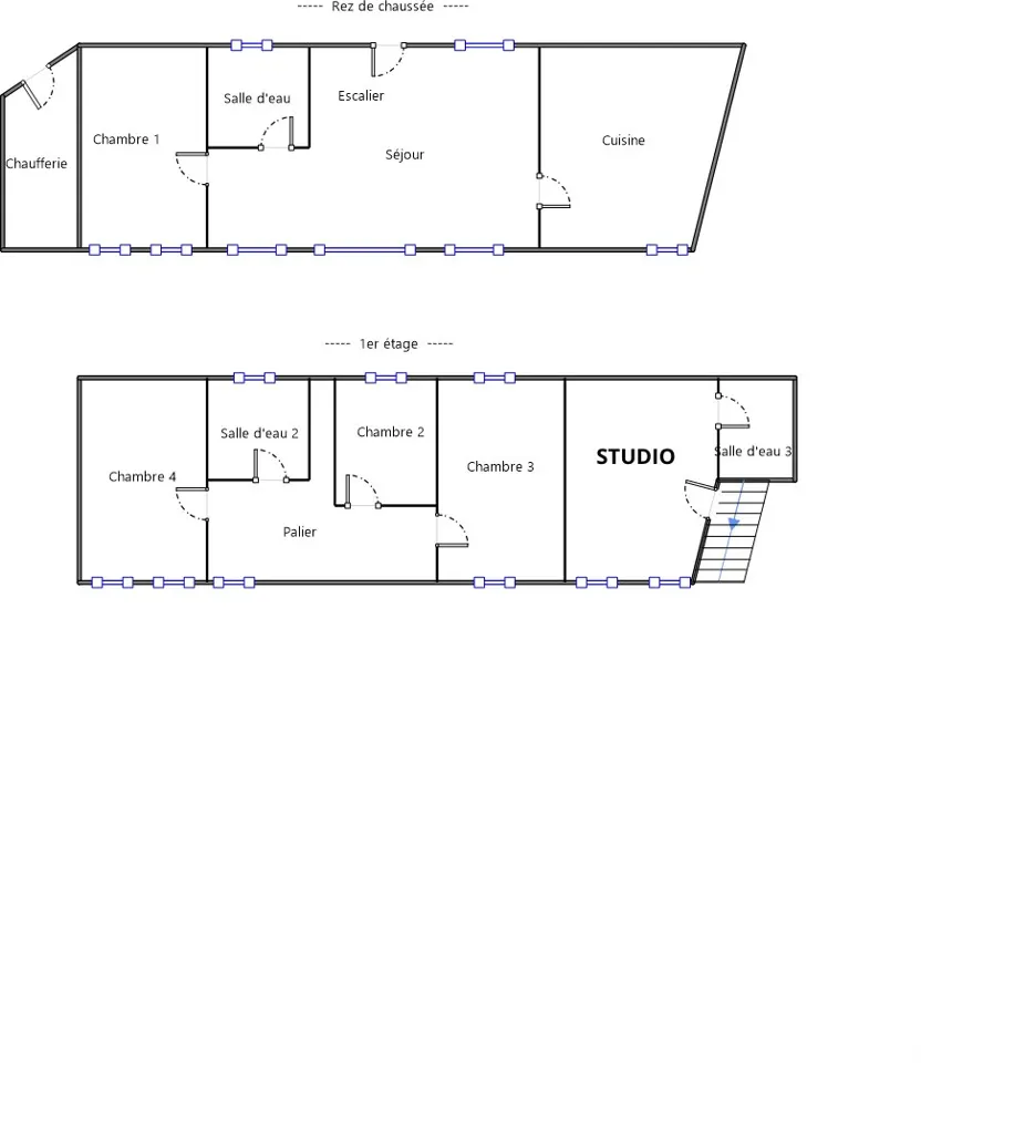 Plan - Maison de Plain-Pied avec Studio à Beaumont-le-Roger