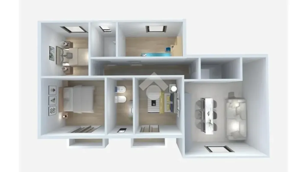 Floor Plan - Apartment with Garage in Villa San Giovanni