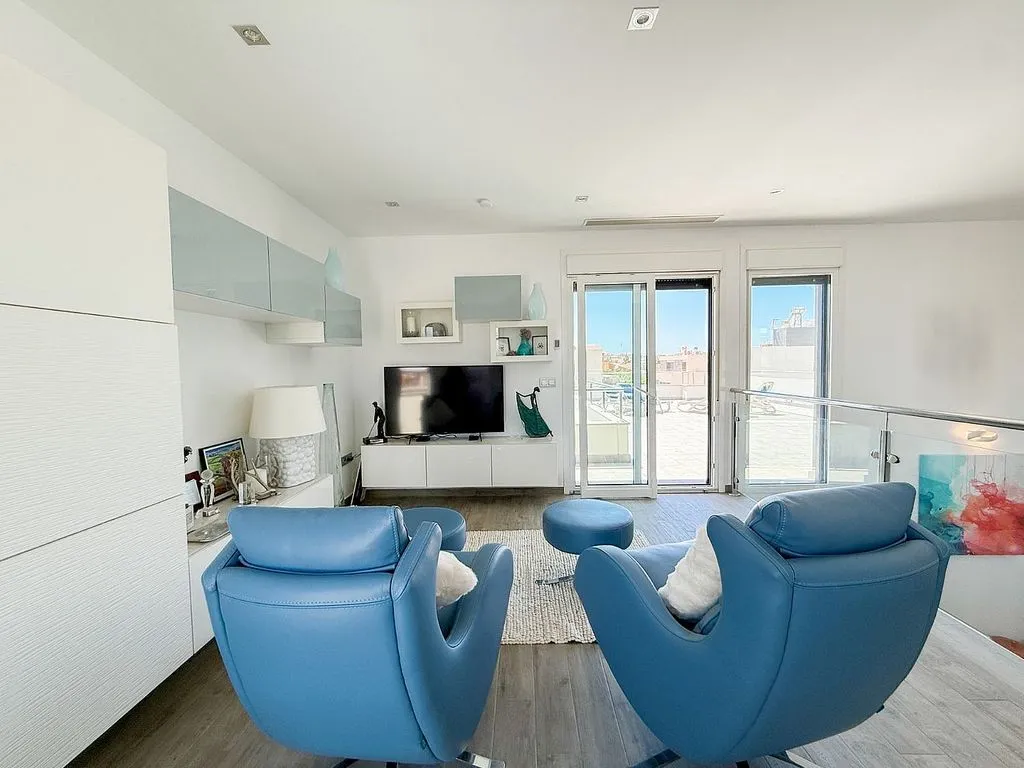 Living Room - Villa with Pool and Terrace in Águilas